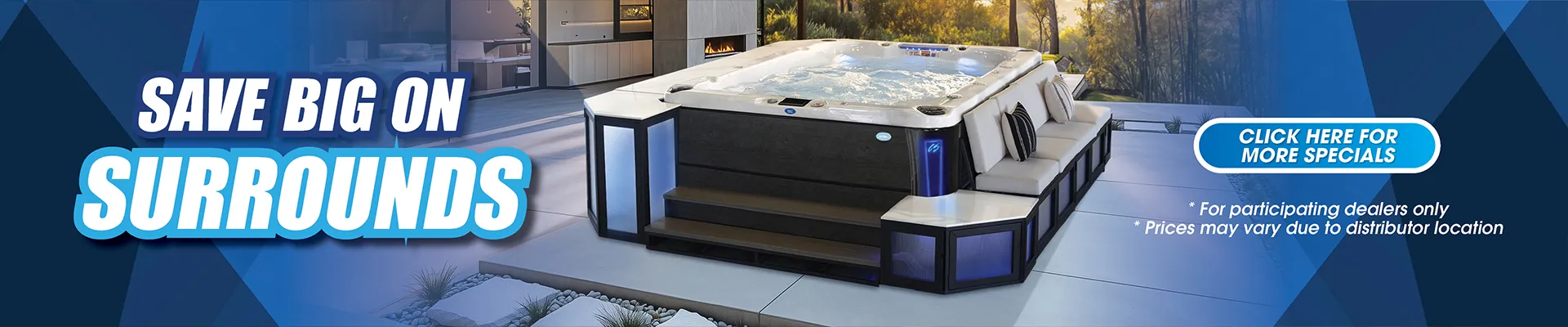 Calspas hot tub being used in a family setting - Bryan