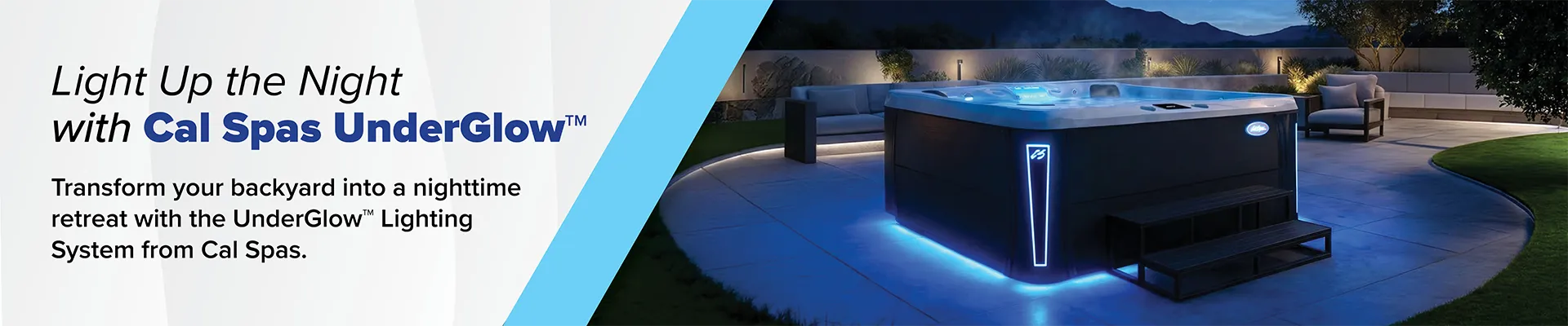 Calspas hot tub being used in a family setting - Bryan